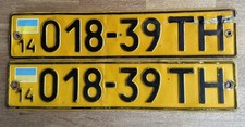 2 Nummernschild Kennzeichen