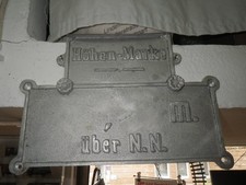 Schild höhenmarke hoehenmarke - höhenmarke,