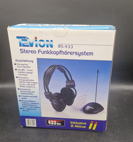 Tevion 433 funkkopfhörer - tevion, rs-433