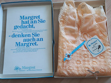 Margret Unterkleid Gr. 46 Polyamid Farbe Aprikot mit Spitze Vintage  OVP Neu