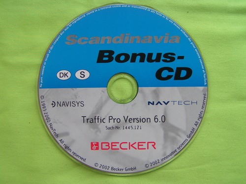 Navigation becker traffic - cd,