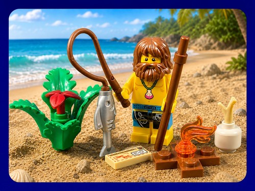 Lego angler gestrandet cast - lego®,