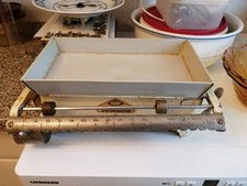 Wittenberg DDR Haushaltswaage Küchenwaage Laufgewichtswaage mit Wiegeschale