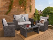 MeXo Poly Rattan Sitzgruppe