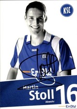 Autogrammkarte Fußballer Martin Stoll, Karlsruher SC, Autogramm - 11410042