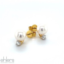 Perlohrstecker 750er Gelbgold