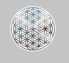 2 Stück Blume des Lebens