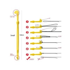 2x Set Plastik Haken Schnell Knoten Binder Schlaufe Hakenlöser Taue Praktisch