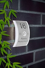 Edelstahl,Klingelplatte,Klinge