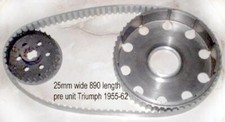Triumph swingarm pre unit belt