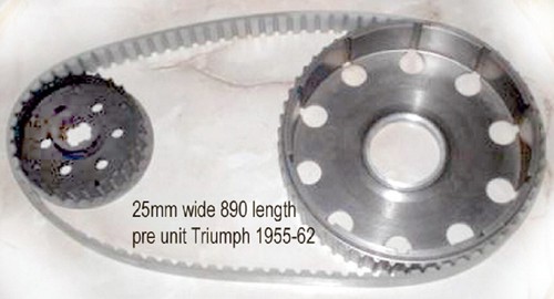 Triumph swingarm pre unit - , belt