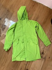 BMS Damen Softlan Regenmantel Kurzmantel limette grün 36