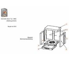 Ersatzteil WAMSLER für Kaminofen Saturn Typ 10862