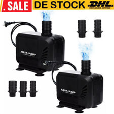 1500-3000l/h Teichpumpe Bachlaufpumpe Filterpumpe Garten WasserPumpe Top!