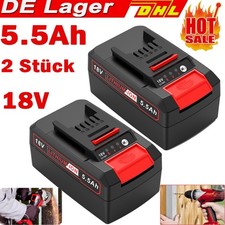 2x Für Einhell 18V akku POWER X-CHANGE Ersatzakku 5,5Ah PXC Lithium Batterien DE