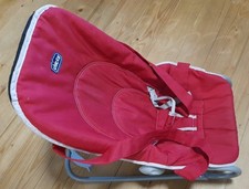 Chicco Baby Wippe rot aus Stoff verstellbar