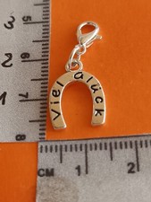 Charms Anhänger Hufeisen Viel Glück 477