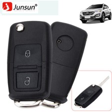 Für VW Golf Skoda Seat Autoschlüssel Gehäuse Klappschlüssel 2 Tasten Gehäuse Neu