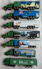 7 Bitburger Werbetrucks - LKW-Sammlung - 1:87