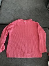 ZARA Pink Ribbed Knit Sweater