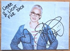 Stefanie Heinzmann Orig Autogramm signiert Musik - AK