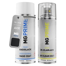 Autolack 2K Spraydosen Set für Jeep AXR Brilliant Black Crystal Pearl