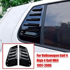 Blende für Heckscheibenjalousie Für VW GOLF 4 MK4 1997-2006 GFK Glänzend Schwarz