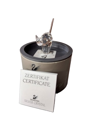 Swarovski silver crystal katze - swarovski,
