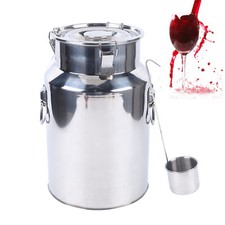 Edelstahl Milchkanne aus