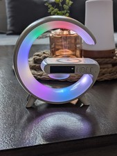 LED Wireless Charging Speaker - Smarte LED Lampe Wecker & Bluetooth Lautsprecher