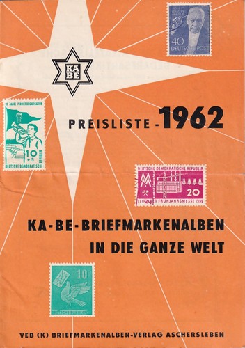 Briefmarkenalben in der - ka-be-,
