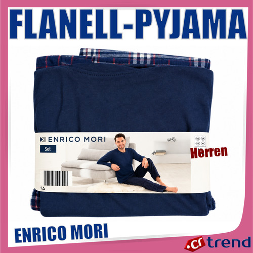 Enrico mori herren flanell - enrico,