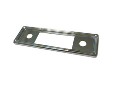 Chrome bezel radio bezel