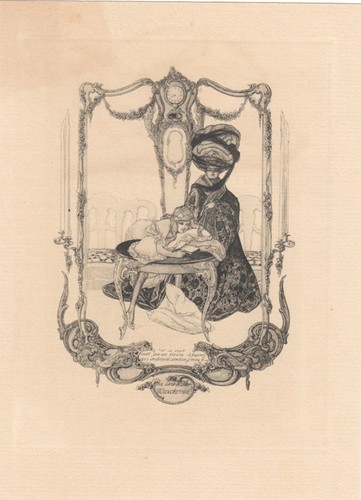 Exlibris bookplate - exlibris,