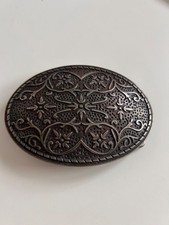 Gürtelschnalle oval Messing