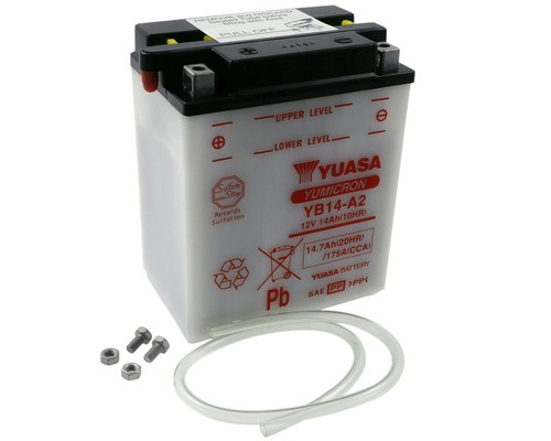 Batterie yuasa yb14 14ah - batterie, yb14-a2