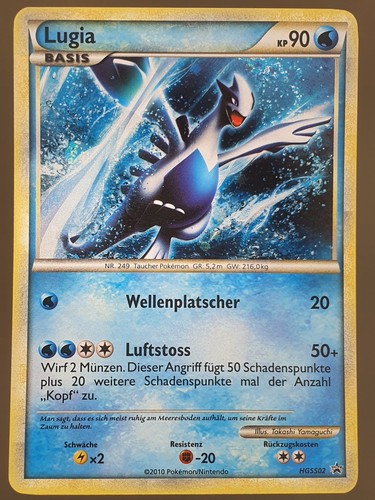 Lugia holo black - lugia, promo