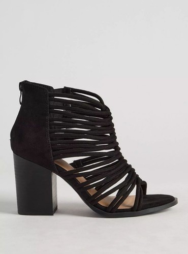 High heel summer booties - high,
