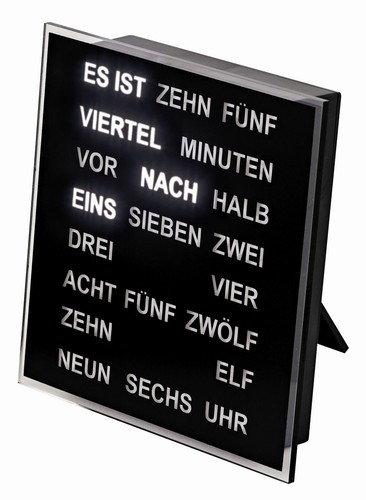 Ams 1232 tischuhr wortuhr - 1232,