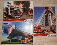 3er SET Feuerwehr POSTER Iveco
