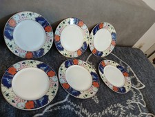 a. raynaud france  6  teller 22 cm Dessert ,Kuchenteller Rar mit Goldrand