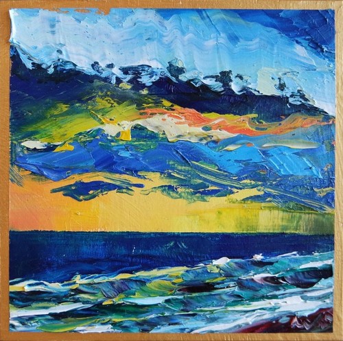 Original ölgemälde meer - Ölgemälde,