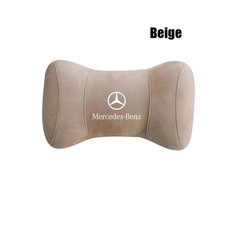 1X/2X Für Mercedes Benz Autositz Nackenkissen Logo Auto Car Kopfstütze NEW