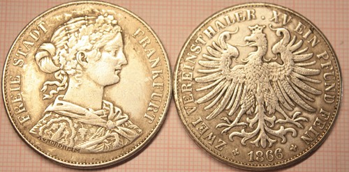 Freie stadt frankfurt 1866 - frankfurt,