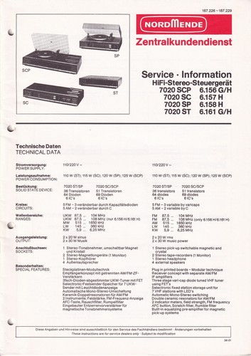 Service manual nordmende hifi - manual,