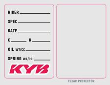 Kayaba Gabel Aufkleber Daten