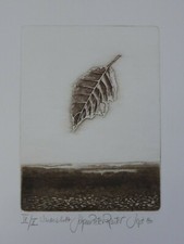 Johann Peter Reuter (1949 Schwerte) Surrealistische Komposition "Wanderblatt" 80