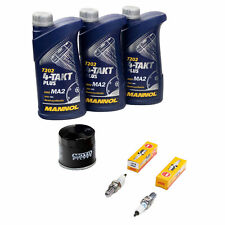 Öl Inspektion für Suzuki SV 650 AV SV650 1999-2002 3L Set Ölfilter Zündkerzen