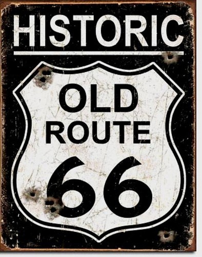 Schild biker usa reisen poster - usa,