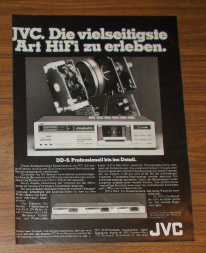 Seltene werbung vintage - seltene, jvc